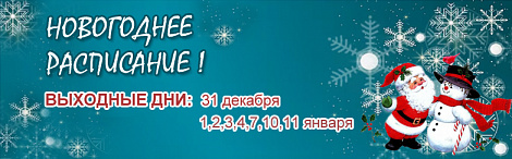 новогоднее расписание выходные